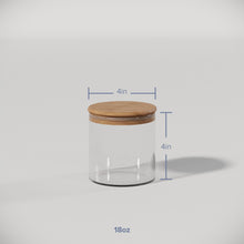 Load image into Gallery viewer, Set of Six 8oz Glass Jars