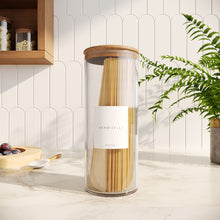 Load image into Gallery viewer, Glass Jar with Bamboo Seal