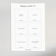 Load image into Gallery viewer, Baking Labels