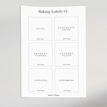 Load image into Gallery viewer, Premium Baking Labels | Pantry Organization | KitchnThings