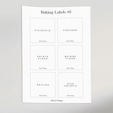 Load image into Gallery viewer, Premium Baking Labels | Pantry Organization | KitchnThings