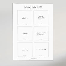 Load image into Gallery viewer, Premium Baking Labels | Pantry Organization | KitchnThings