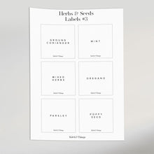 Load image into Gallery viewer, Herbs & Seeds Labels 50% OFF | Discounted Labels