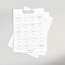 Load image into Gallery viewer, Round Lid Labels