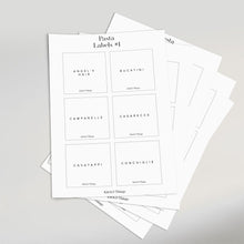 Load image into Gallery viewer, Pasta Labels Online | Pasta Labels 50% OFF | KitchnThings