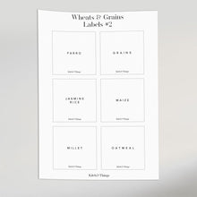 Load image into Gallery viewer, Wheat & Grain Labels