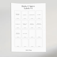 Load image into Gallery viewer, Buy Kitchen Labels | Herbs &amp; Spices Labels
